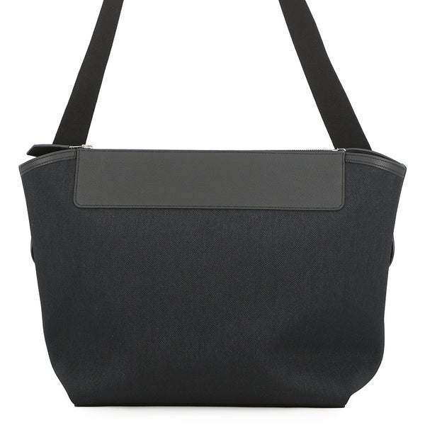 エルメス ショルダーバッグ R.M.S 12H  ブラック/シルバー金具 トワルアッシュ/トリヨン・レガート K刻印 黒