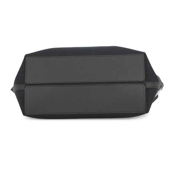 エルメス ショルダーバッグ R.M.S 12H  ブラック/シルバー金具 トワルアッシュ/トリヨン・レガート K刻印 黒