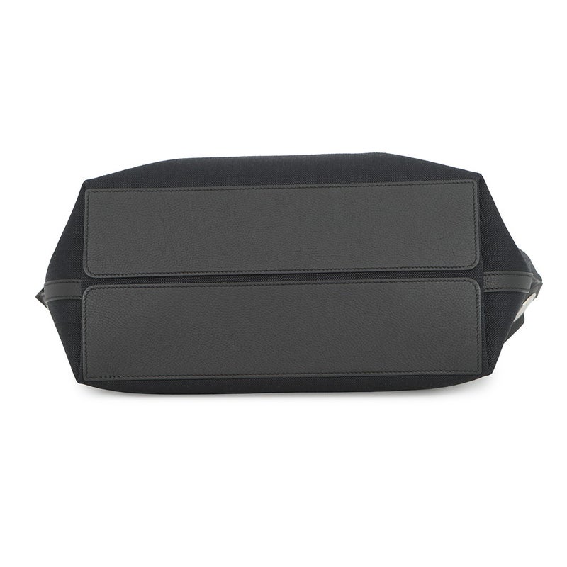 エルメス ショルダーバッグ R.M.S 12H  ブラック/シルバー金具 トワルアッシュ/トリヨン・レガート K刻印 黒