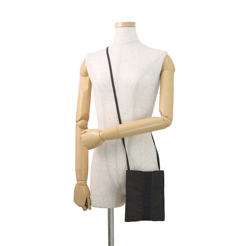 エルメス ショルダーバッグ エールライン ショルダーポシェット キャンバス HERMES バッグ