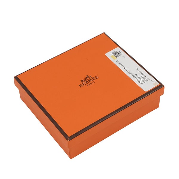 エルメス 三つ折り財布 ベアンコンビネ エトゥープ/ゴールド金具 エプソン B刻印 財布