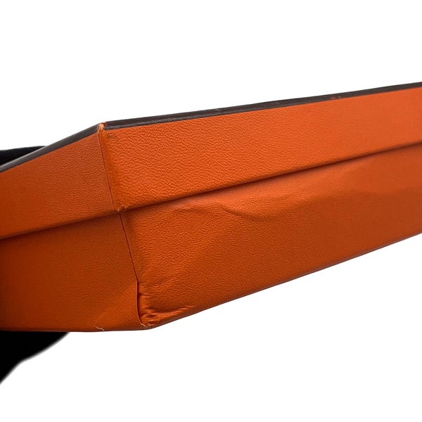 エルメス 財布 ロウリス ルリ スリム ブラック/ゴールド金具 シェブルミゾル B刻印 財布 黒