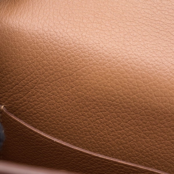 エルメス 財布 ロウリス ルリ スリム ヴェルソ ゴールド/ヴェールフィズ/ピンクゴールド金具 エバーカラー B刻印 財布