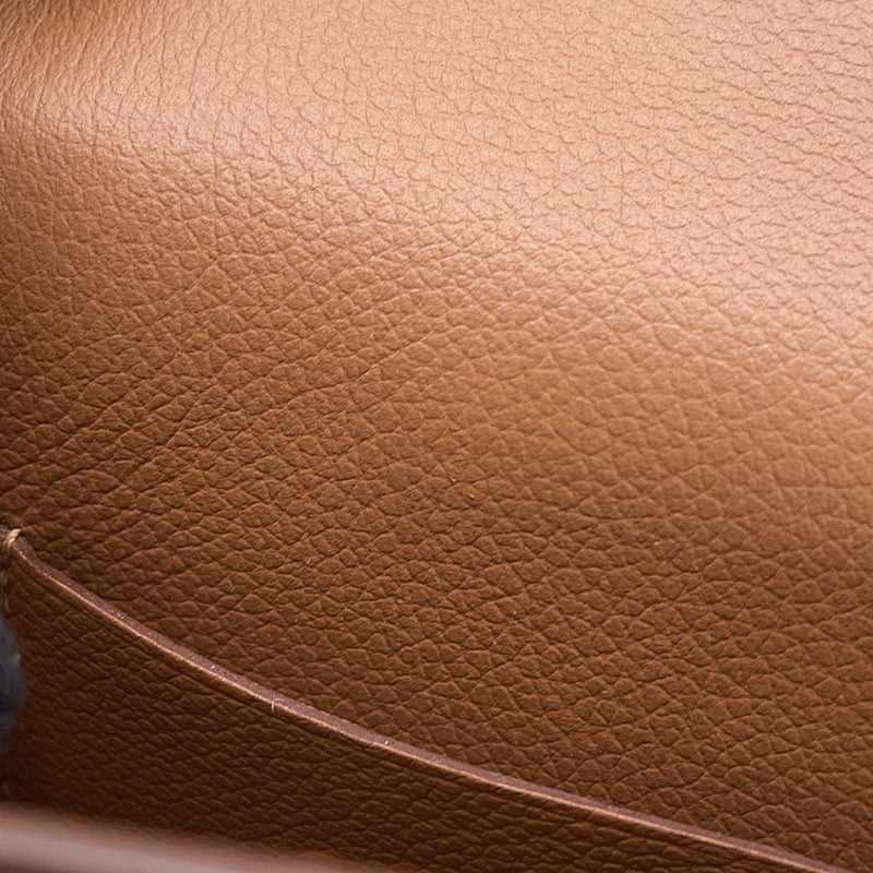 エルメス 財布 ロウリス ルリ スリム ヴェルソ ゴールド/ヴェールフィズ/ピンクゴールド金具 エバーカラー B刻印 財布