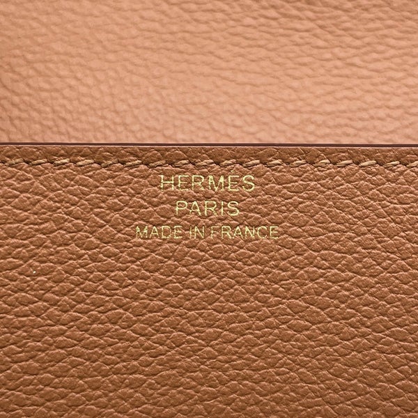 エルメス 財布 ロウリス ルリ スリム ヴェルソ ゴールド/ヴェールフィズ/ピンクゴールド金具 エバーカラー B刻印 財布