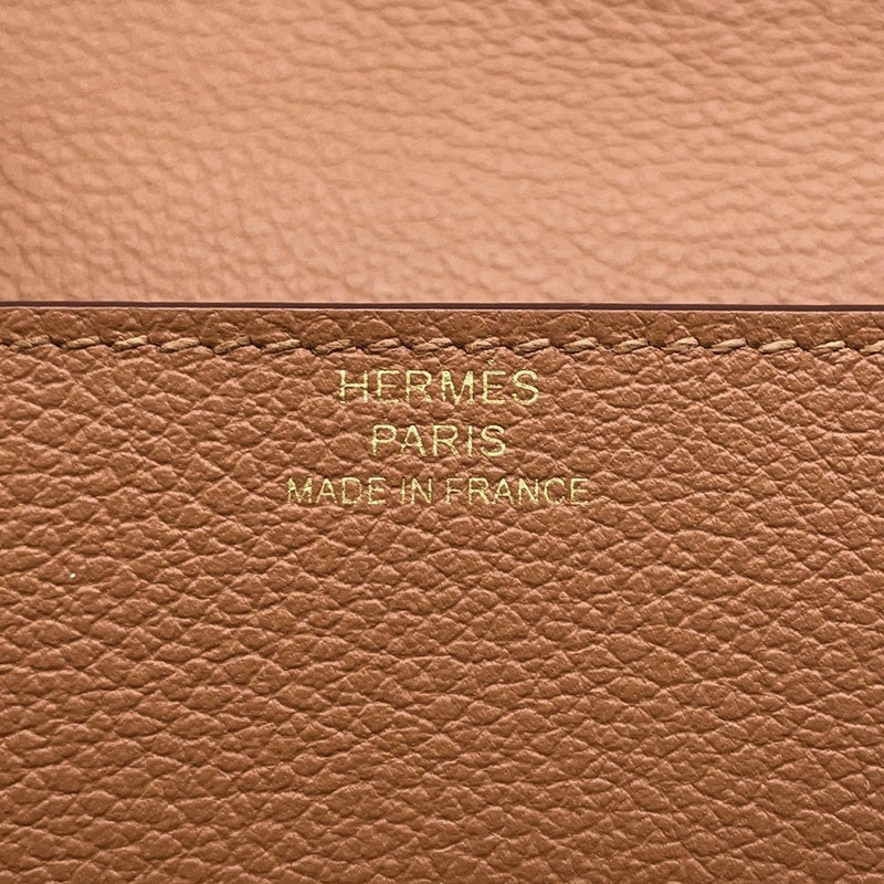 エルメス 財布 ロウリス ルリ スリム ヴェルソ ゴールド/ヴェールフィズ/ピンクゴールド金具 エバーカラー B刻印 財布