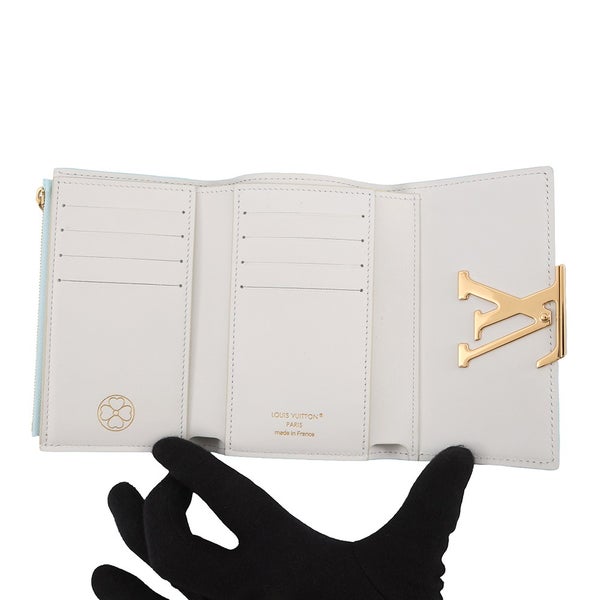 ルイヴィトン 三つ折り財布 トリヨンレザー/カルングレザー ポルトフォイユ・カプシーヌ コンパクト N89898 ヴィトン 財布 日本限定