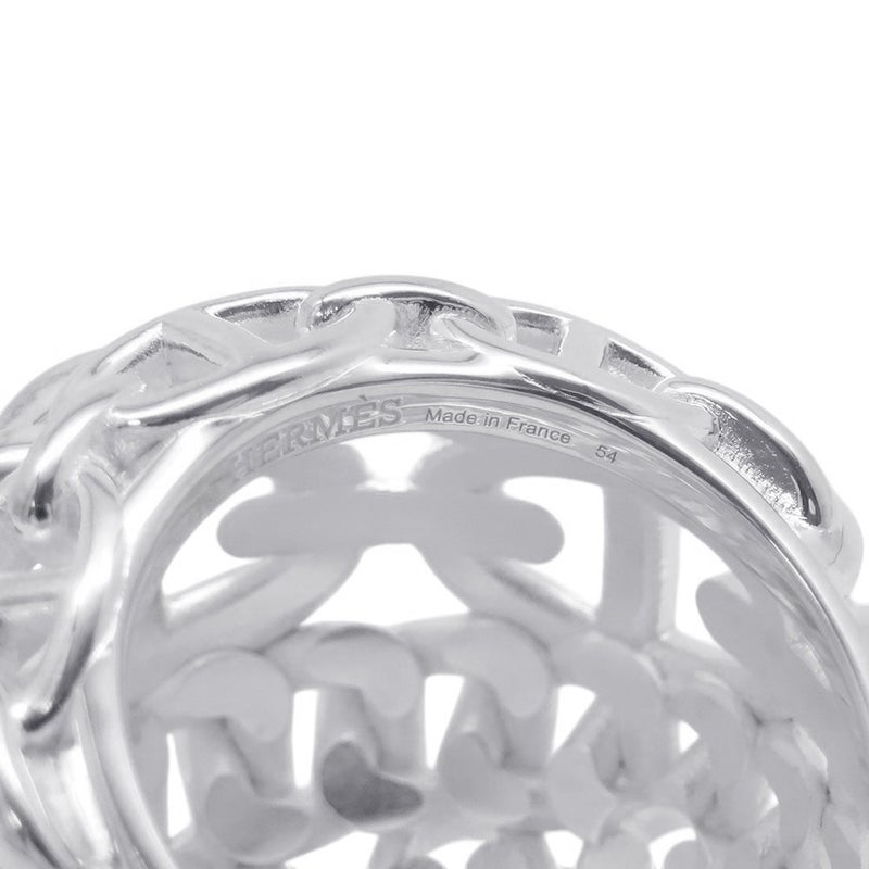 エルメス リング シェーヌダンクル マルチチェーンTGM Enchainee SV925シルバー リングサイズ54 HERMES 指輪