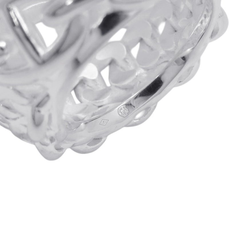 エルメス リング シェーヌダンクル マルチチェーンTGM Enchainee SV925シルバー リングサイズ54 HERMES 指輪