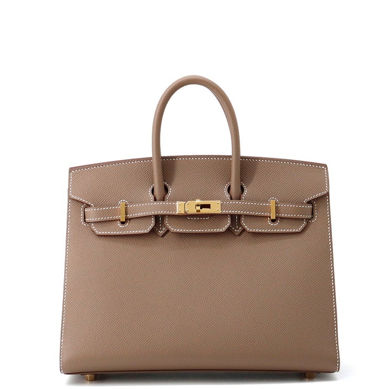エルメス バーキン25 セリエ エトゥープ/ゴールド金具 エプソン W刻印 HERMES Birkin ハンドバッグ