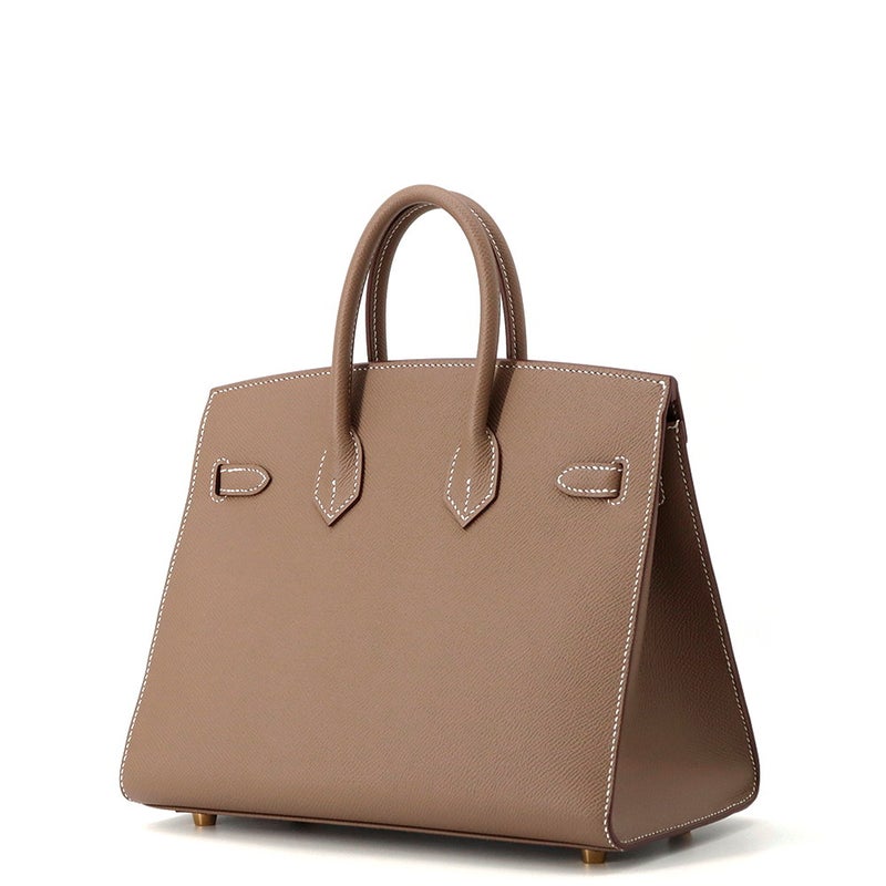 エルメス バーキン25 セリエ エトゥープ/ゴールド金具 エプソン W刻印 HERMES Birkin ハンドバッグ