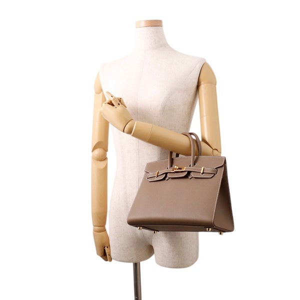 エルメス バーキン25 セリエ エトゥープ/ゴールド金具 エプソン W刻印 HERMES Birkin ハンドバッグ