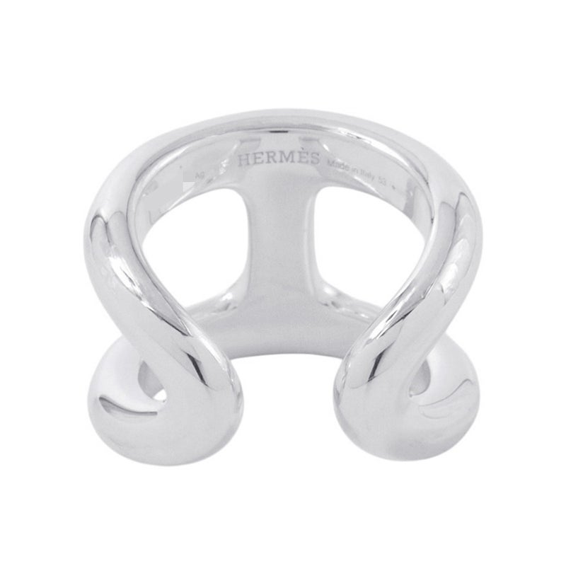 エルメス リング オスモズGM Osmose SV925シルバー リングサイズ53 HERMES ジュエリー 指輪
