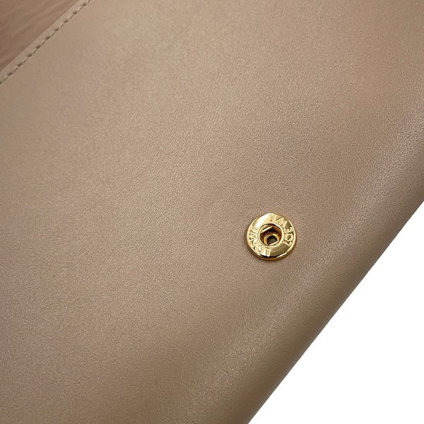 ロエベ 長財布 アナグラム ペブル コンティネンタル ウォレット CANBACWX01 LOEWE ベージュ