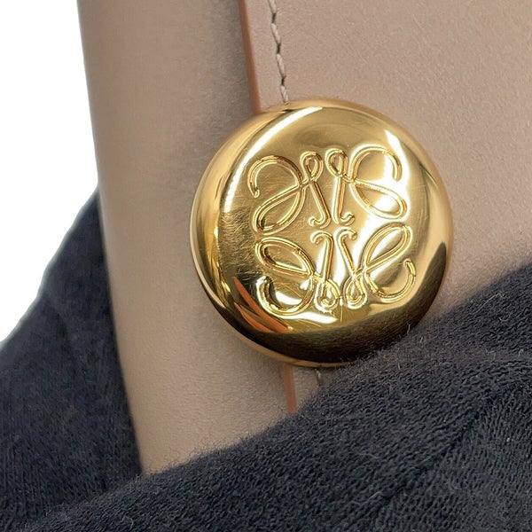 ロエベ 長財布 アナグラム ペブル コンティネンタル ウォレット CANBACWX01 LOEWE ベージュ