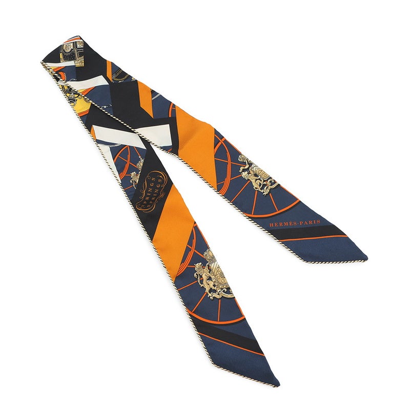 エルメス スカーフ ツイリー スプリングスプリング バーグ Springs Springs Bague HERMES シルクツイル 2022年秋冬