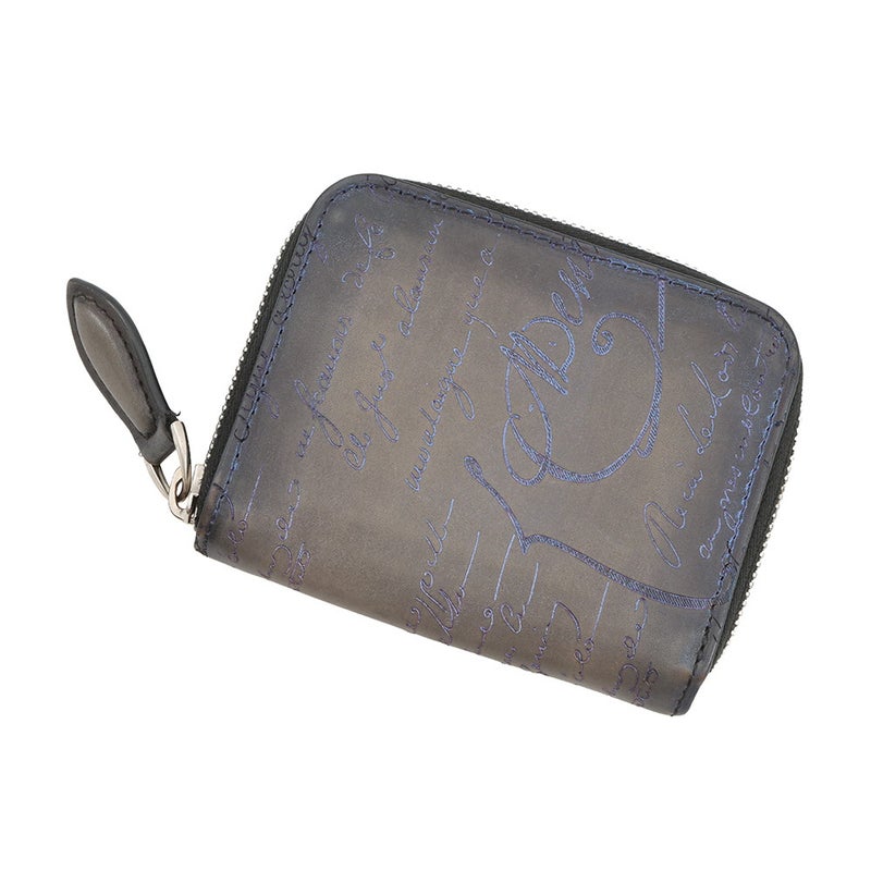 ベルルッティ コインケース カリグラフィ アメジストパティーヌ ラウンドジップ コインケース レザー Berluti メンズ