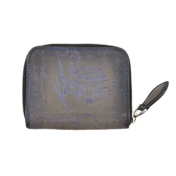 ベルルッティ コインケース カリグラフィ アメジストパティーヌ ラウンドジップ コインケース レザー Berluti メンズ