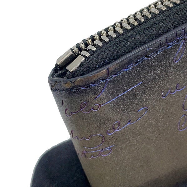 ベルルッティ コインケース カリグラフィ アメジストパティーヌ ラウンドジップ コインケース レザー Berluti メンズ