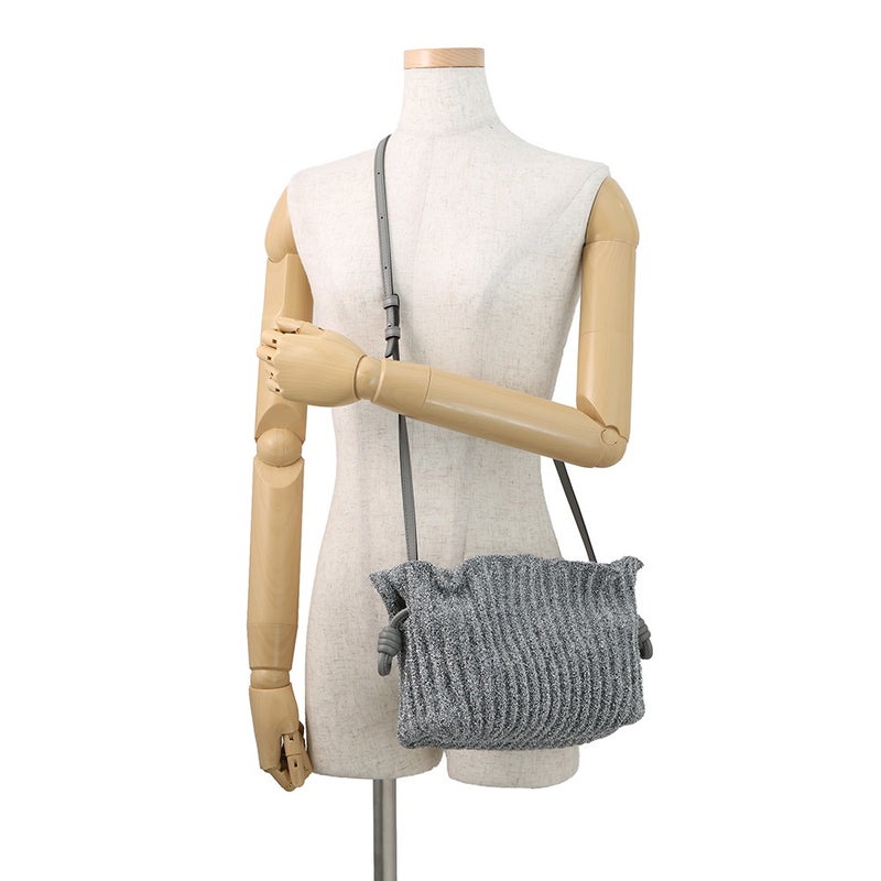 ロエベ ショルダーバッグ フラメンコ クラッチ ミニ レザー LOEWE