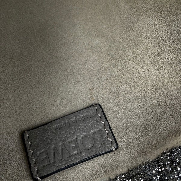 ロエベ ショルダーバッグ フラメンコ クラッチ ミニ レザー LOEWE