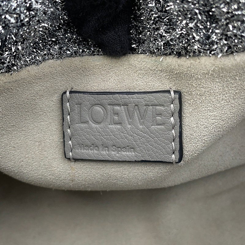 ロエベ ショルダーバッグ フラメンコ クラッチ ミニ レザー LOEWE