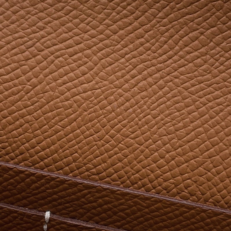 エルメス 長財布 ケリーウォレット ロング ゴールド/シルバー金具 エプソン B刻印 財布