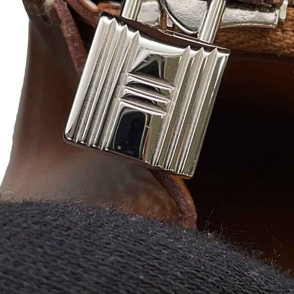 エルメス 長財布 ケリーウォレット ロング ゴールド/シルバー金具 エプソン B刻印 財布