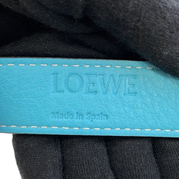 ロエベ ハンドバッグ アナグラム バスケットバッグ スモール ラフィア レザー 327.02.S93 LOEWE カゴバッグ