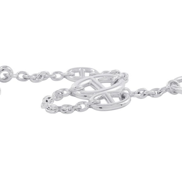 エルメス ブレスレット シェーヌダンクル ファランドール SV925シルバー サイズST HERMES ジュエリー