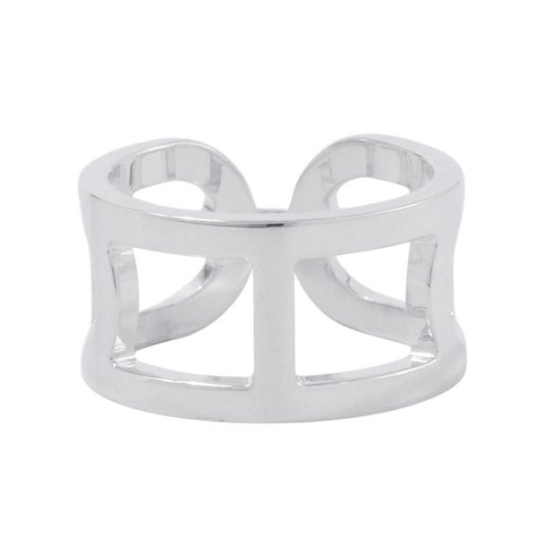 エルメス リング エヴァー シェーヌダンクルMM SV925シルバー リングサイズ53 HERMES ジュエリー 指輪