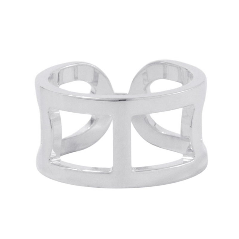 エルメス リング エヴァー シェーヌダンクルMM SV925シルバー リングサイズ53 HERMES ジュエリー 指輪