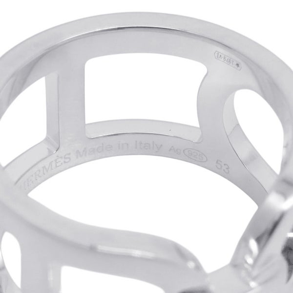 エルメス リング エヴァー シェーヌダンクルMM SV925シルバー リングサイズ53 HERMES ジュエリー 指輪