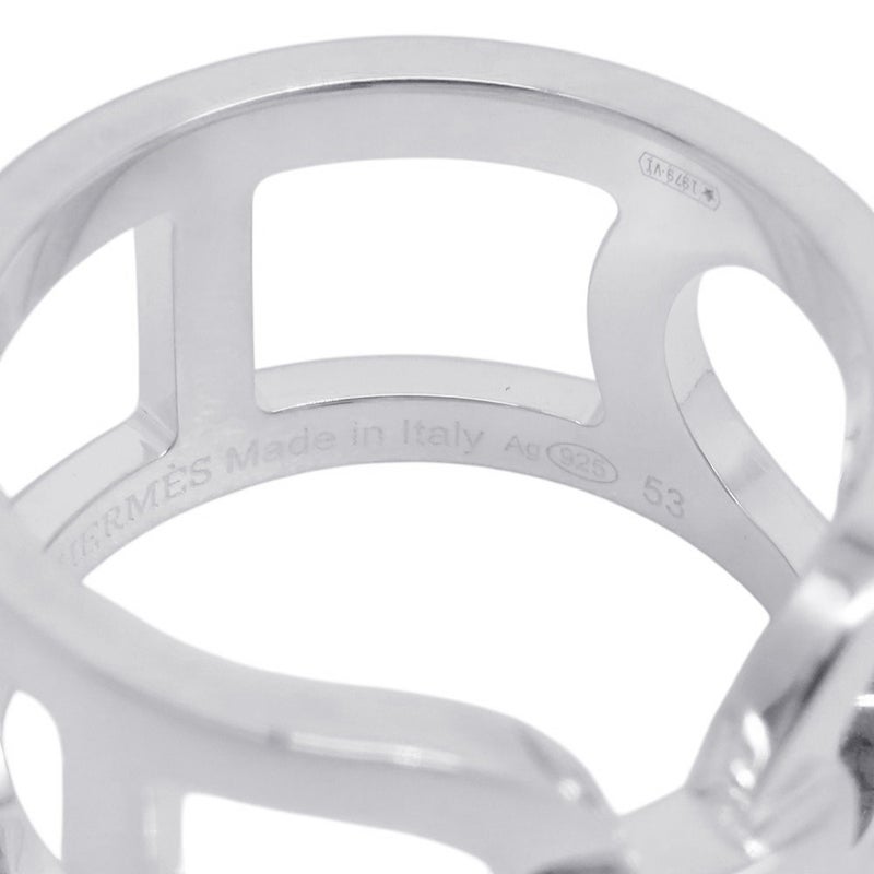 エルメス リング エヴァー シェーヌダンクルMM SV925シルバー リングサイズ53 HERMES ジュエリー 指輪
