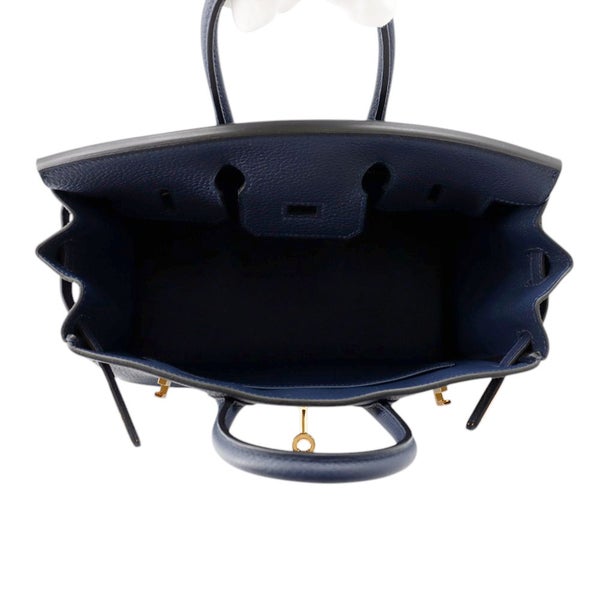 エルメス バーキン25 ブルーアビス/ゴールド金具 トゴ K刻印 HERMES Birkin ハンドバッグ