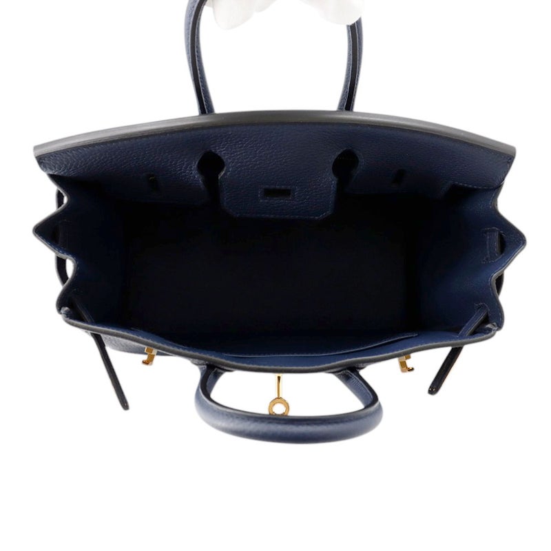 エルメス バーキン25 ブルーアビス/ゴールド金具 トゴ K刻印 HERMES Birkin ハンドバッグ