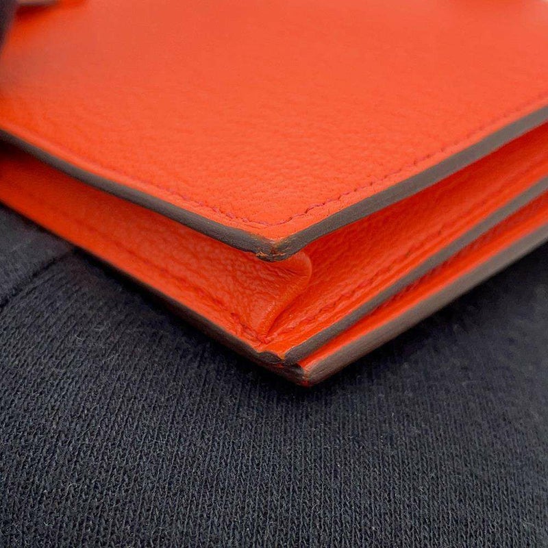 エルメス 長財布 ベアンスフレ カプシーヌ/ゴールド金具 シェブルミゾル A刻印 HERMES 財布