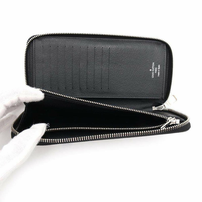 ルイヴィトン 長財布 ダミエ・グラフィット ジッピーウォレット・ヴェルティカル N63095 ブラック 黒