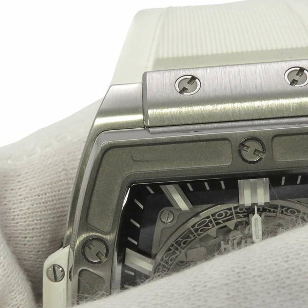 ウブロ スピリット オブ ビッグ・バン チタニウム ホワイト 日本限定 601NE.0172.LR.JPN17 HUBLOT シルバー/スケルトン文字盤