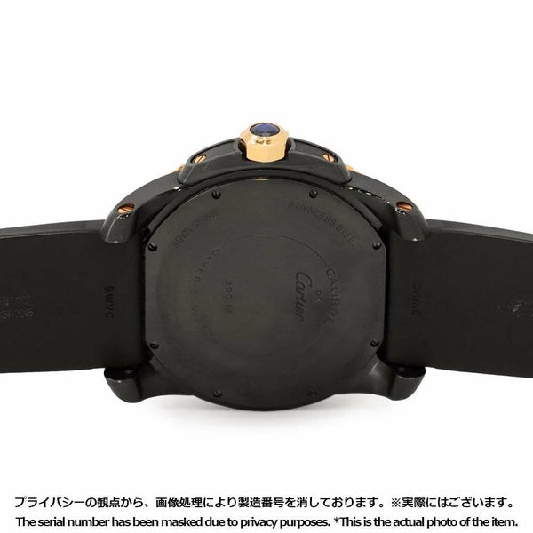 カルティエ カリブル ドゥ カルティエ ダイバー W2CA0004 Cartier 腕時計 黒文字盤