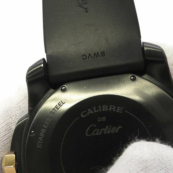 カルティエ カリブル ドゥ カルティエ ダイバー W2CA0004 Cartier 腕時計 黒文字盤
