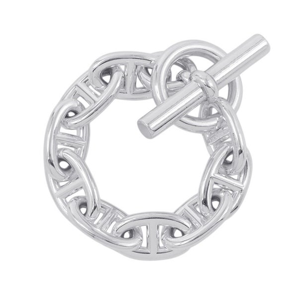 エルメス ブレスレット シェーヌダンクルTGM 9コマ SV925シルバー HERMES ジュエリー