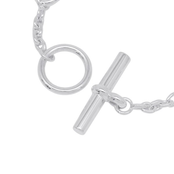 エルメス ブレスレット シェーヌダンクル ファランドール SV925シルバー サイズSH HERMES ジュエリー