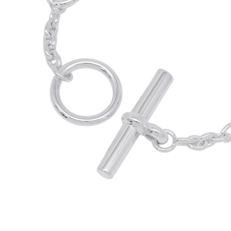 エルメス ブレスレット シェーヌダンクル ファランドール SV925シルバー サイズSH HERMES ジュエリー