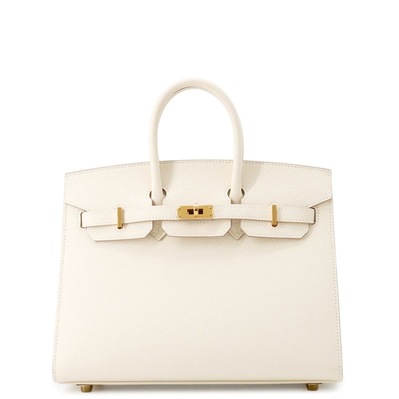 エルメス バーキン25 セリエ クレ/ゴールド金具 エプソン U刻印 HERMES Birkin ハンドバッグ