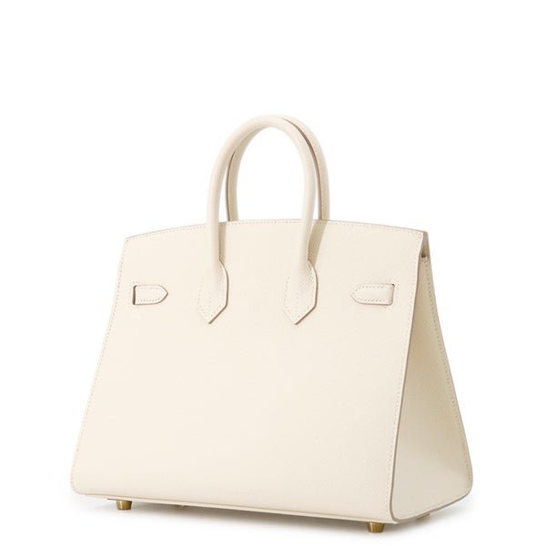 エルメス バーキン25 セリエ クレ/ゴールド金具 エプソン U刻印 HERMES Birkin ハンドバッグ