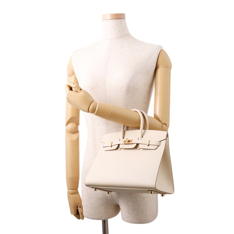 エルメス バーキン25 セリエ クレ/ゴールド金具 エプソン U刻印 HERMES Birkin ハンドバッグ