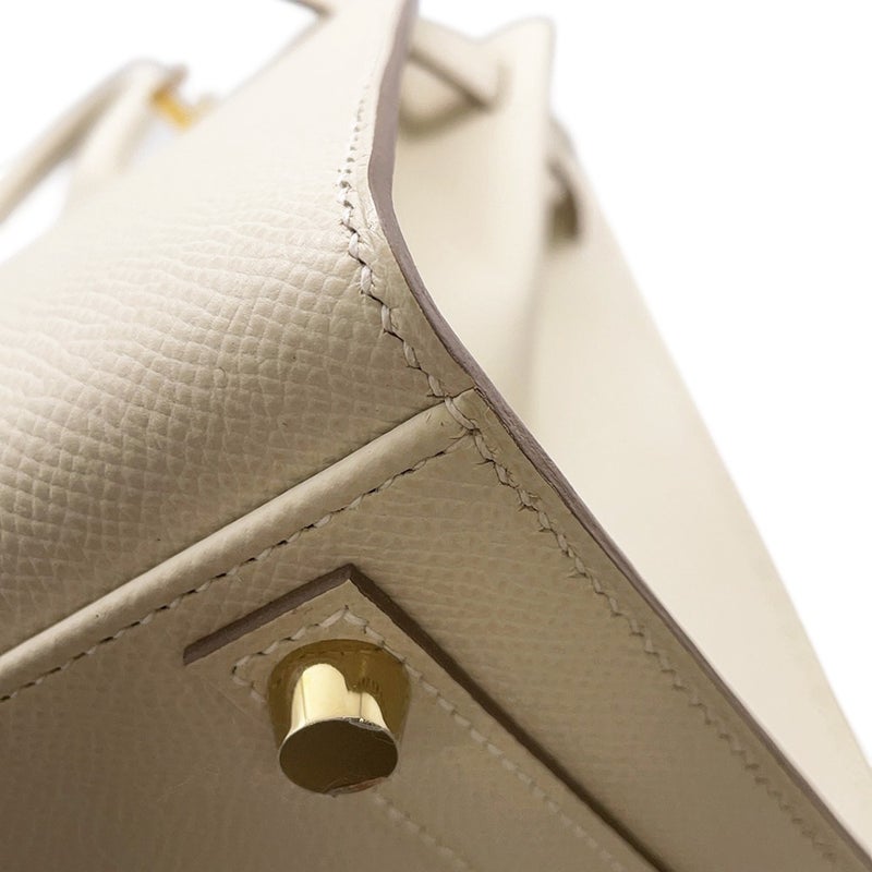 エルメス バーキン25 セリエ クレ/ゴールド金具 エプソン U刻印 HERMES Birkin ハンドバッグ