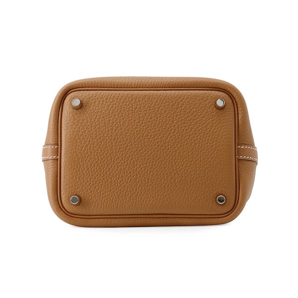 エルメス ハンドバッグ ピコタンロックPM ゴールド/シルバー金具 トリヨンクレマンス K刻印