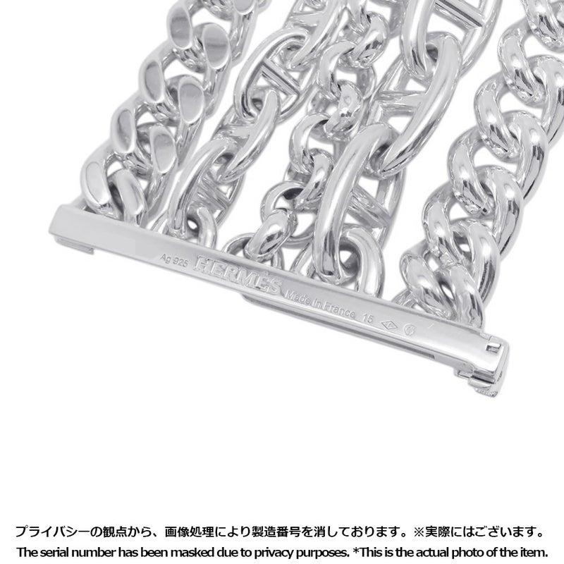 エルメス ブレスレット シェーヌダンクル マルチチェーン サイズ15 SV925シルバー HERMES ジュエリー